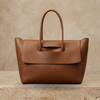 Shoulder Bag,  Premium Tan Vegan ladies handbag (ZTS-CR-066)