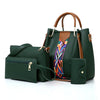 Women's Handbags 4-Piece Set with Zipper Closure ZTS-CR-003