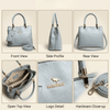 Luxury Textured Ladies Handbag With Matching Pouch ZTS-CR-152