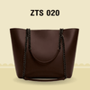 Tote Bag Chic Chain-Strap Leather Tote ZTS-CR-020