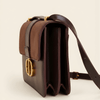 Luxury Suede Dual Tone Ladies Handbag ZTS-CR-122