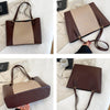Sophisticated Two-Tone Structured Shoulder Bag ZTS-CR-059