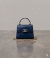 Handbag Green Crocodile Textured Ladies Handbag | Elegant Top Handle ZTS-CR-161