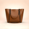Tote Bag Chic Chain-Strap Leather Tote ZTS-CR-020