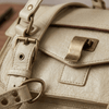 Vintage Crinkled Ladies Satchel Dual Buckle Strap ZTS-CR-163