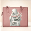 Canvas bag Chic Floral Hijabi Printed Bag ZTS-CR-079