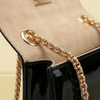 Luxury Quilted Ladies Clutch Crystal Swan Emblem ZTS-CR-157