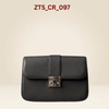 Classic Tan  PU Leather Crossbody Bag with Metallic Lock ZTS_CR_097