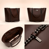 Tote Bag Chic Chain-Strap Leather Tote ZTS-CR-020