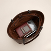 Tote Bag Chic Chain-Strap Leather Tote ZTS-CR-020