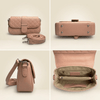 Luxury Quilted Ladies Shoulder Bag Metallic Bar ZTS-CR-140