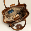 Luxury Quilted Ladies Tote Bag Matching Pouch ZTS-CR-142