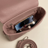 Luxury Structured Ladies Shoulder Bag Metallic Lock ZTS-CR-143