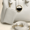Luxury Smooth Ladies hand Bag With mini Pouch ZTS-CR-155